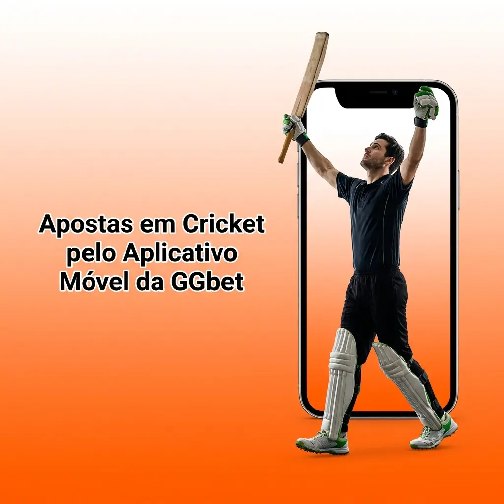 Aplicativo móvel GGbet para apostas em cricket no Android e iOS com mercados ao vivo e pré-jogo