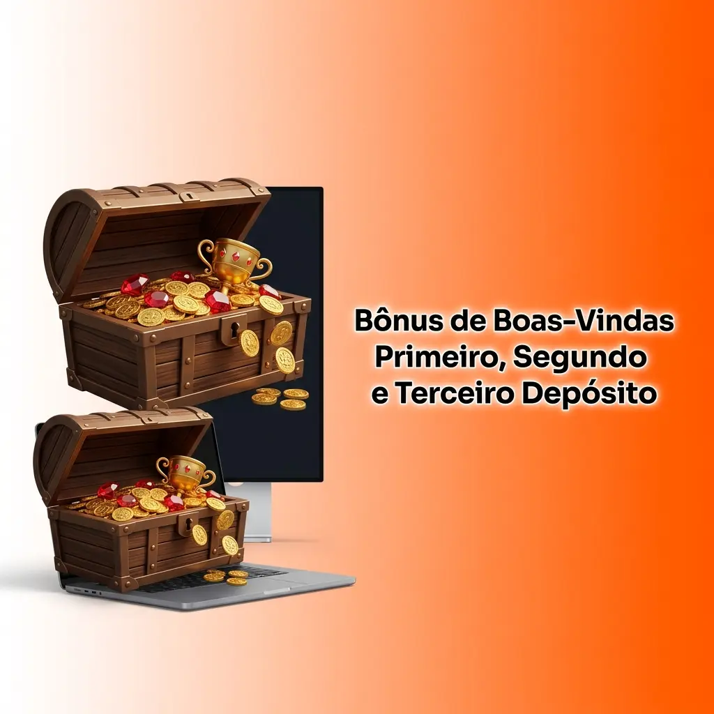 Bônus de boas-vindas GGbet: 100% no 1º depósito e 200% no 2º e 3º, até R$18.500 no total