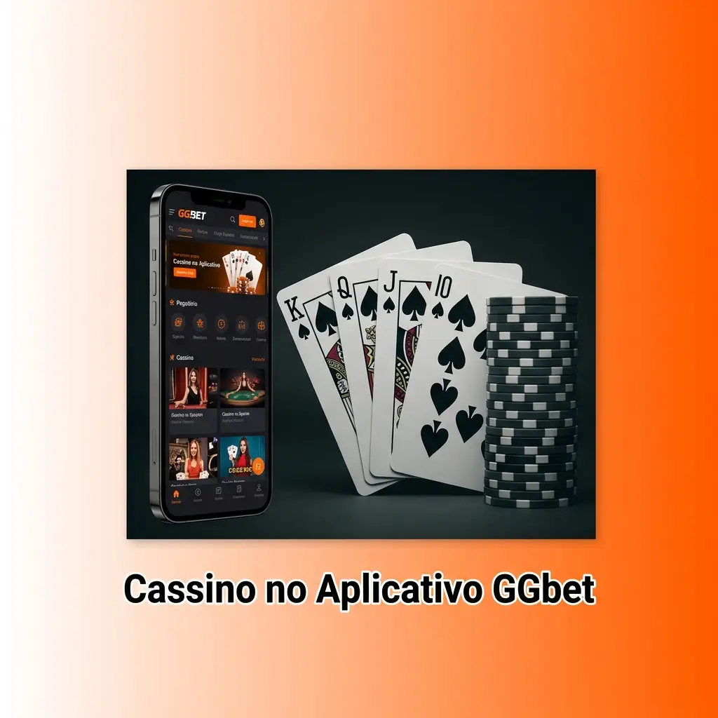 Aplicativo GGbet com cassino ao vivo, slots e jogos de mesa como roleta e blackjack disponíveis no celular
