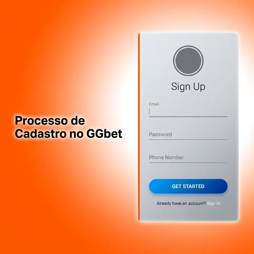 Etapas do cadastro no GGbet: registro, dados, confirmação de e-mail, completar perfil e primeiro depósito para bônus
