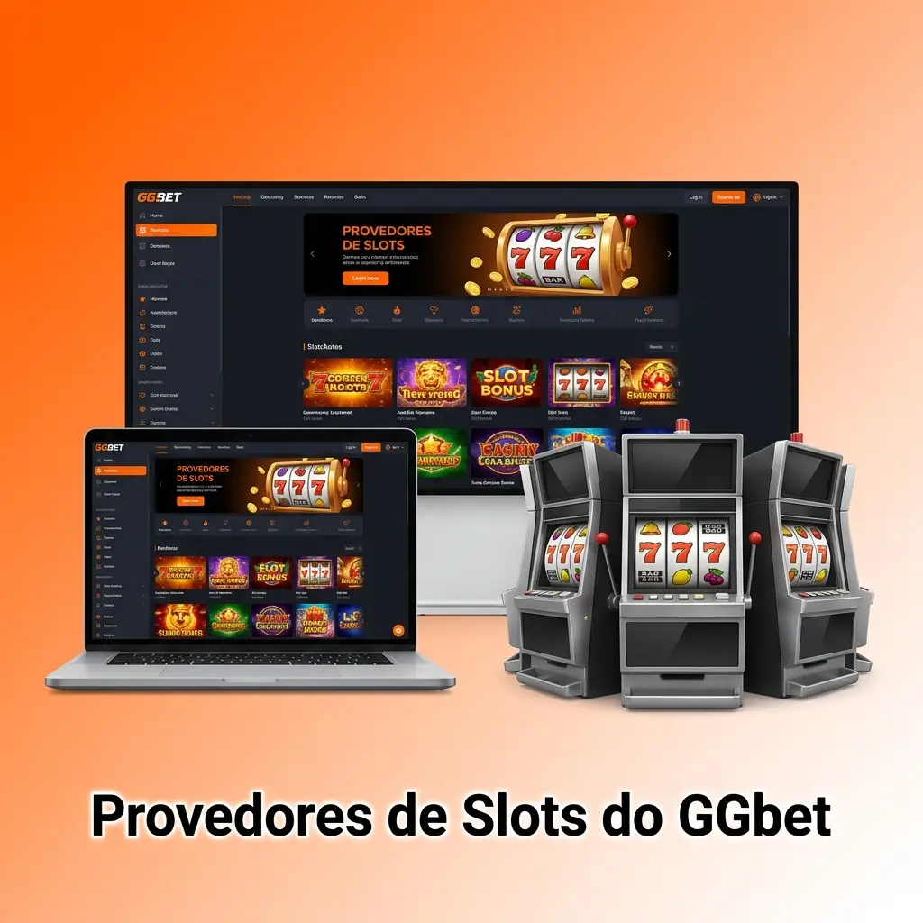 Logos dos principais provedores de slots do GGbet, incluindo Pragmatic Play, NetEnt e Microgaming